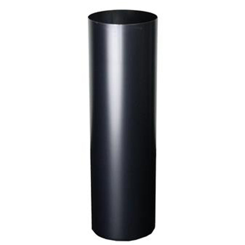 Buis Ø125 mm – 500 mm – Enkelwandig geblauwd staal