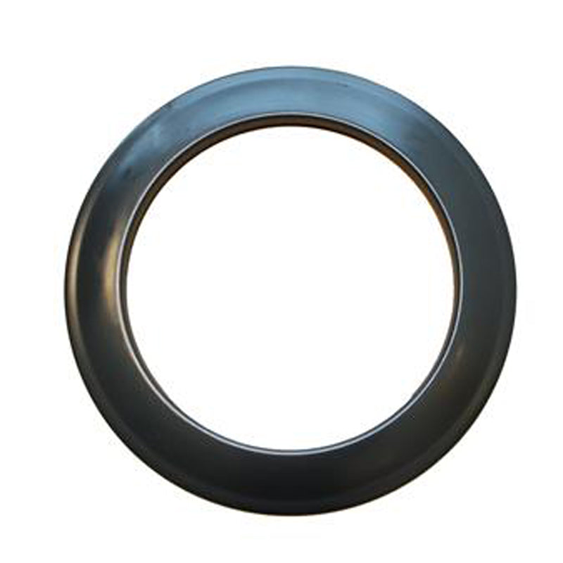 Rozet Ø125 mm – Enkelwandig geblauwd staal