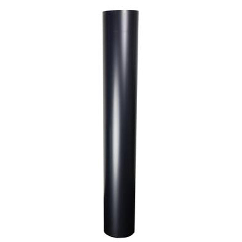Buis Ø130 mm – 1000 mm – Enkelwandig geblauwd staal