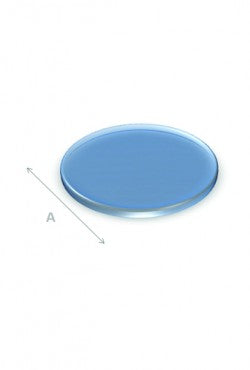 Vloerplaat rond Ø 100 cm 6 mm helder glas