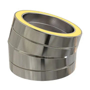 Bocht 15° Ø125 mm – Dubbelwandig rookkanaal