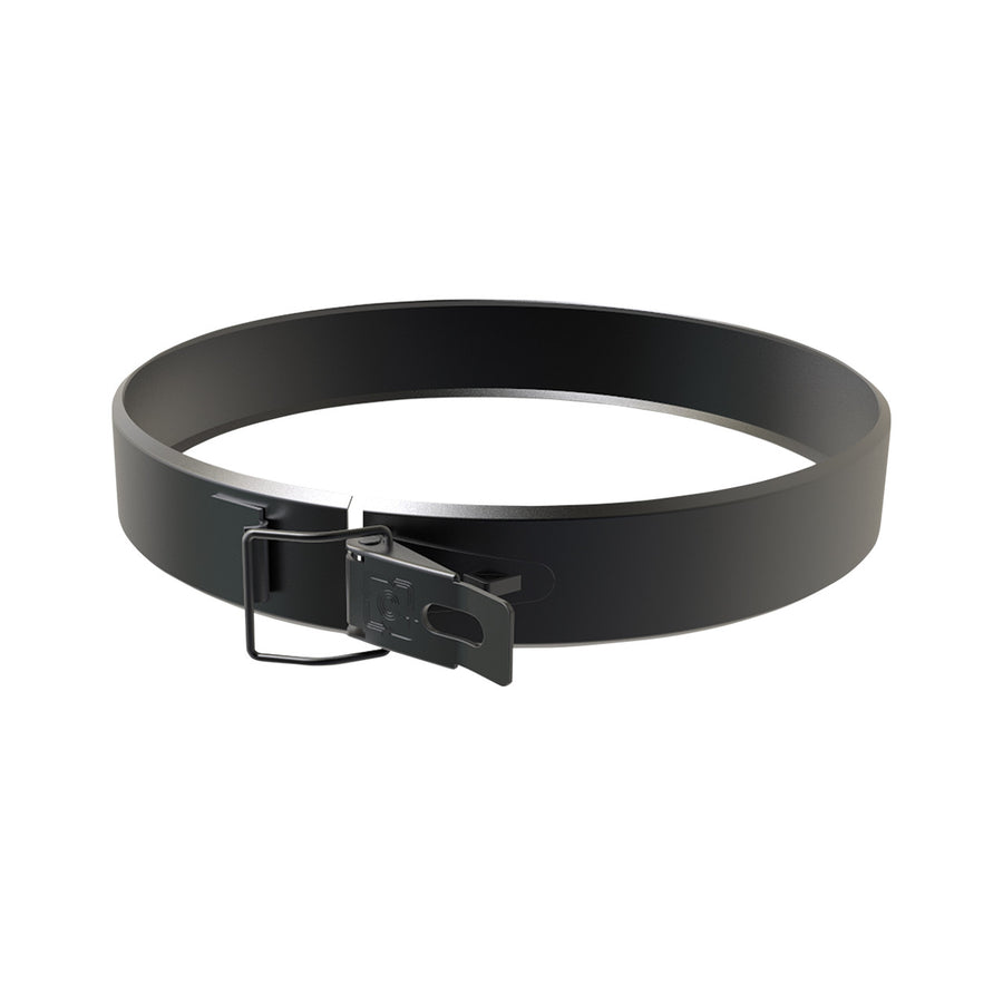 Klemband Ø125 mm – Dubbelwandig rookkanaal zwart