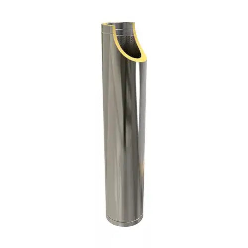 Geluiddemper 100 cm Ø150 mm – Dubbelwandig rookkanaal