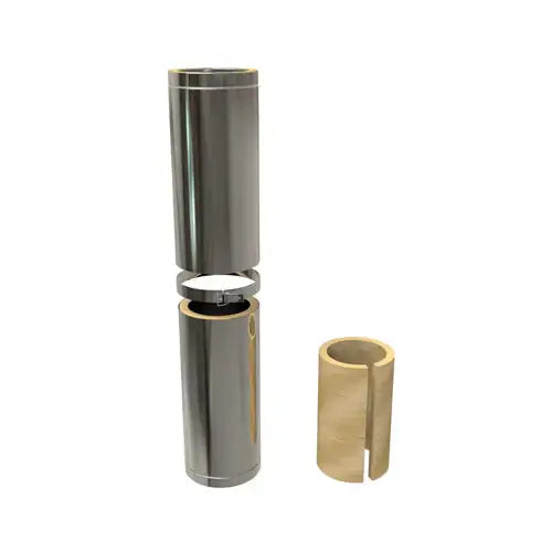 Paspijp 50-80 cm Ø80 mm – Dubbelwandig rookkanaal