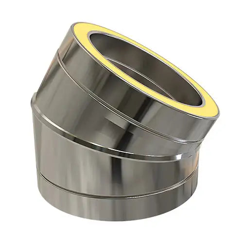 Bocht 30° Ø80 mm – Dubbelwandig rookkanaal