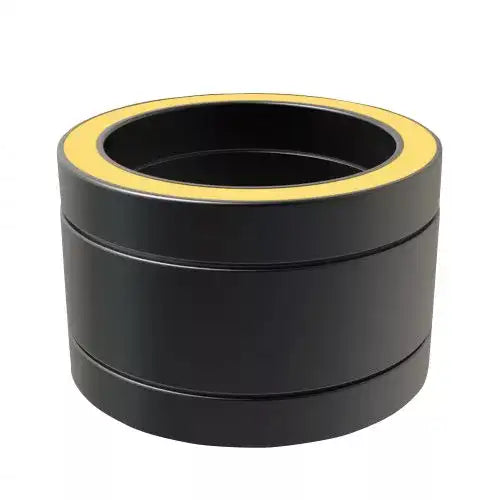Pijp 10 cm Ø80 mm – Dubbelwandig rookkanaal zwart