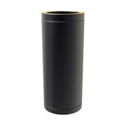 Pijp 50 cm Ø80 mm – Dubbelwandig rookkanaal zwart