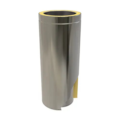 Pijp 50 cm met nisbus Ø125 mm – Dubbelwandig rookkanaal