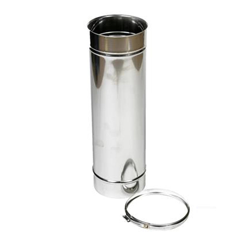 Buis Ø150 mm – 500 mm – Enkelwandig RVS