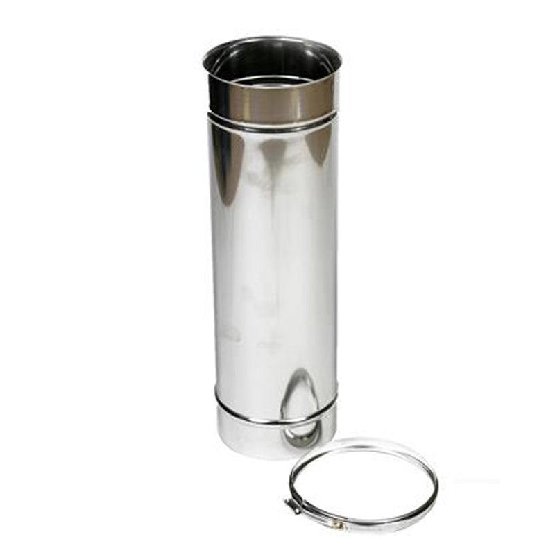 Buis Ø175 mm – 500 mm – Enkelwandig RVS