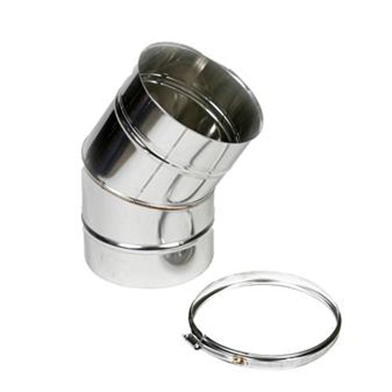 Bocht Ø175 mm – 30° – Enkelwandig RVS