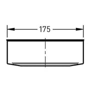 Deksel Ø175 mm – Enkelwandig RVS