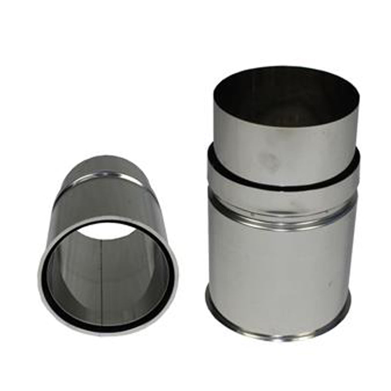 Instort-nisbus Ø125 mm – Enkelwandig RVS
