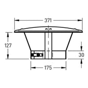 Regenkap Ø175 mm – Enkelwandig RVS