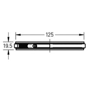 Klemband Ø125 mm – Enkelwandig RVS