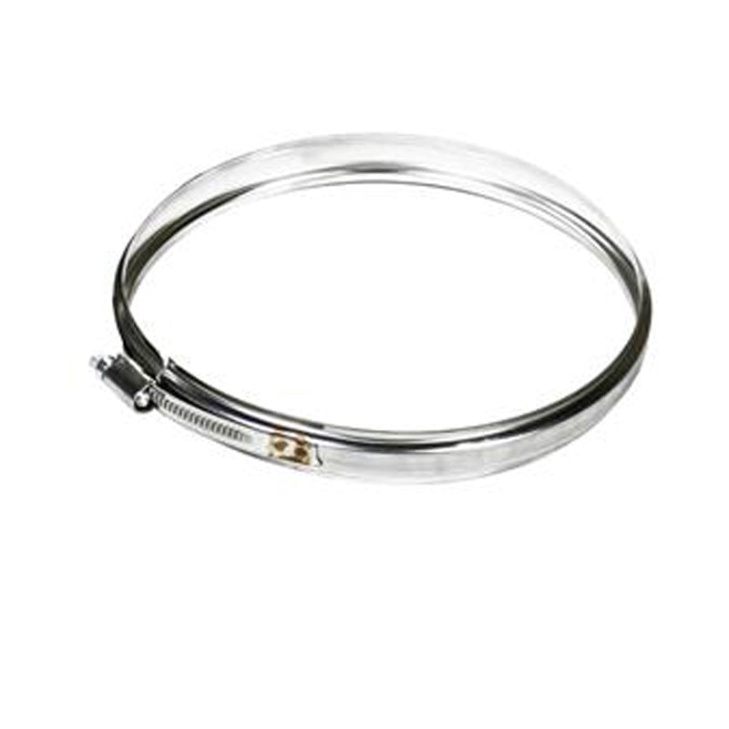Klemband Ø150 mm – Enkelwandig RVS