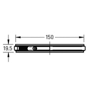Klemband Ø150 mm – Enkelwandig RVS