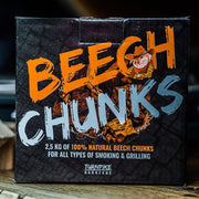 Turnpike BBQ Beech Chunks 2,5kg (8 liter