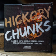 Turnpike BBQ Hickory Chunks 2,5kg (8 liter)