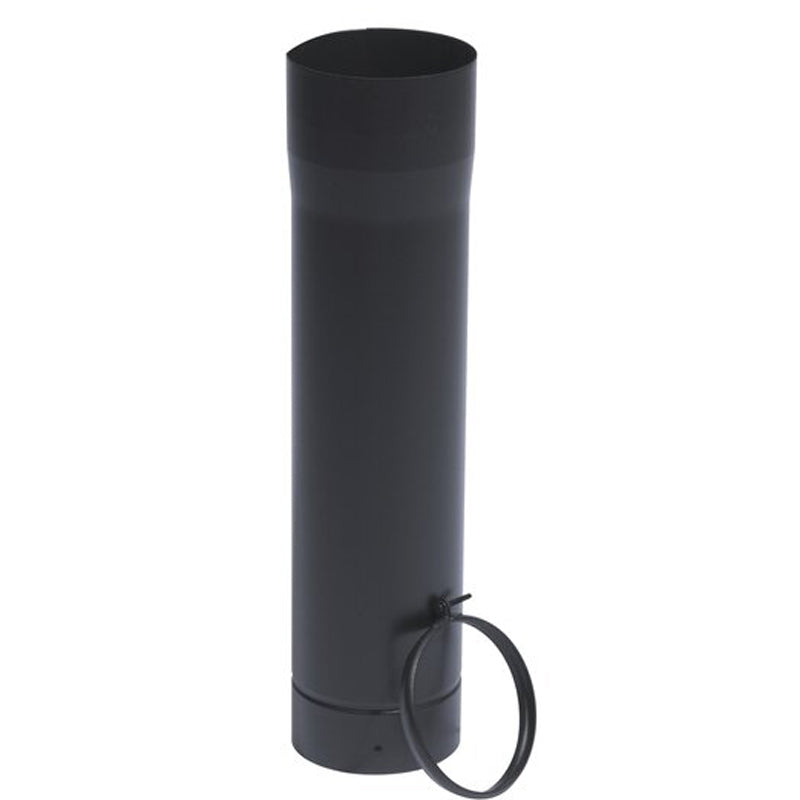 Schuifbuis Ø150 mm – 500 mm – Enkelwandig geëmailleerd staal