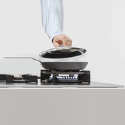 BARE Cookware 24cm Carbon Steel Pan + RVS deksel