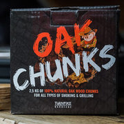 Turnpike BBQ Oak Chunks 2,5kg (8 liter)
