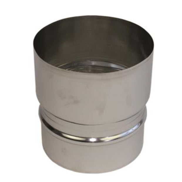 Enkelwandig rvs 150 mm