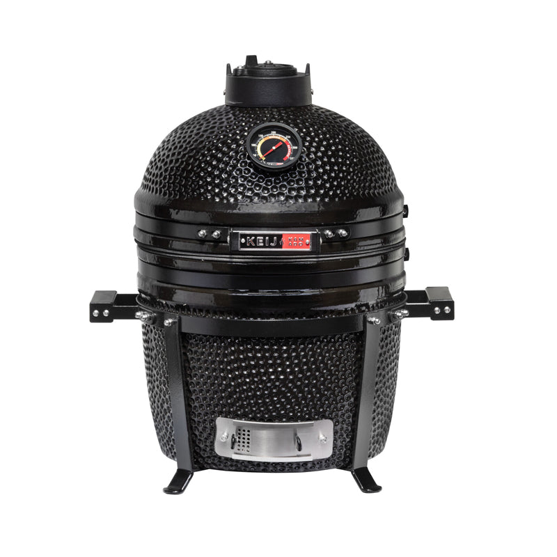 Keij Kamado Pro Compact - 15 inch Black