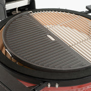 Kamado Joe ® - Half Moon Cast Iron Reversible Griddle - Big Joe ®