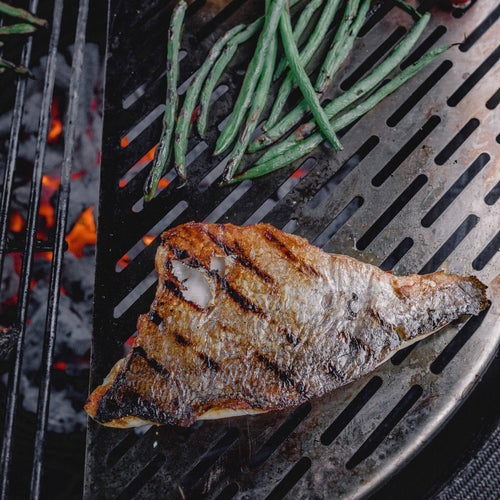 Kamado Joe ® - Half Moon SS Cooking Grate (Fish &amp; Veg) - Big Joe ®