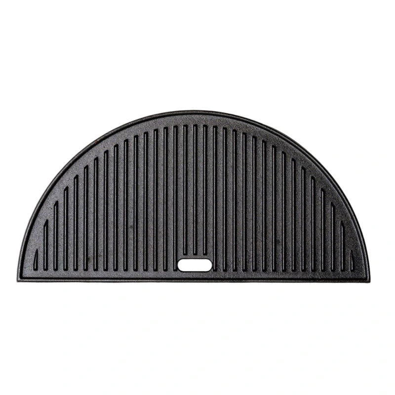 Bestcharcoal Gietijzeren Griddle - Halvemaanvormig - Large