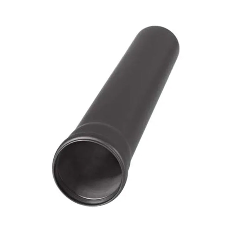 Pijp Ø80 mm – 50 cm – Pelletkachelafvoer – Zwart staal