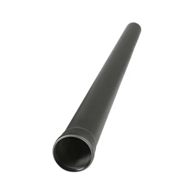 Pijp Ø100 mm – 100 cm – Pelletkachelafvoer – Zwart staal