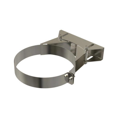 Muurbeugel Premium 50-90 mm Ø150 mm – Dubbelwandig rookkanaal