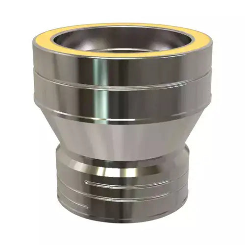 Koppelstuk flex onder naar EP Ø150 mm – Dubbelwandig rookkanaal