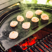 Kamado Joe ® - Half Moon Cast Iron Reversible Griddle - Classic Joe ®