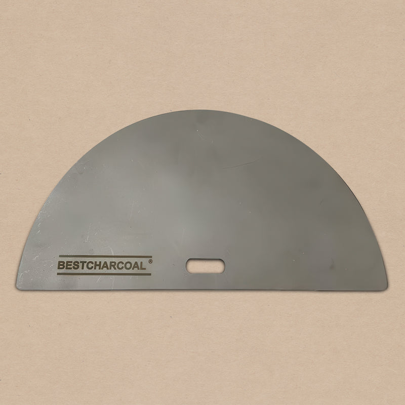 Bestcharcoal RVS Griddle - Halvemaanvormig - Compact