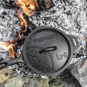 Petromax Gietijzeren Steelpan "KR2" met deksel 2L