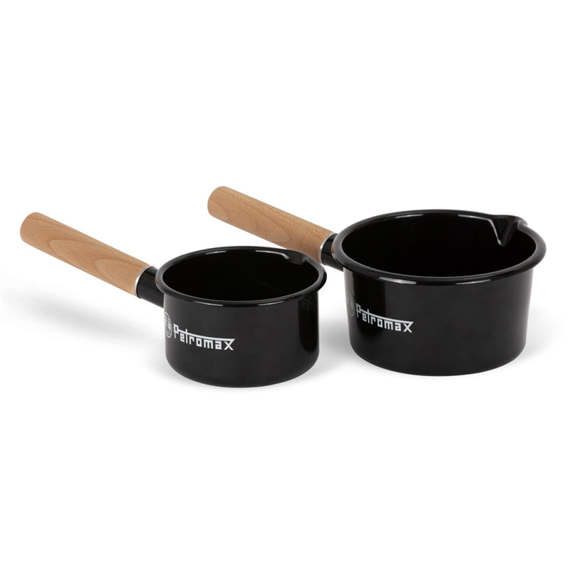 Petromax Emaille Pan Zwart 0.5 liter