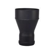Verloop 100/150 – Pelletkachelafvoer – Zwart staal