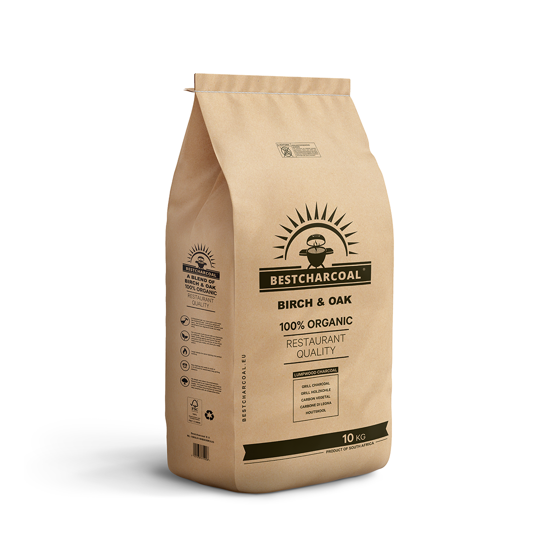 Bestcharcoal Birch & oak 3 Kg