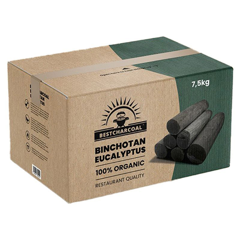 Bestcharcoal Binchotan - Eucalyptus - 7,5KG