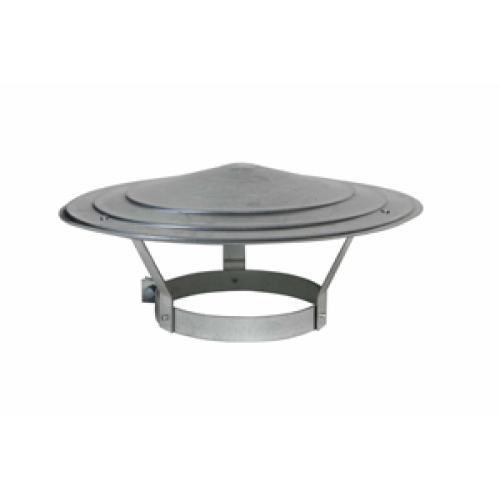 Gegalvaniseerde Regenkap 125 - 131 mm