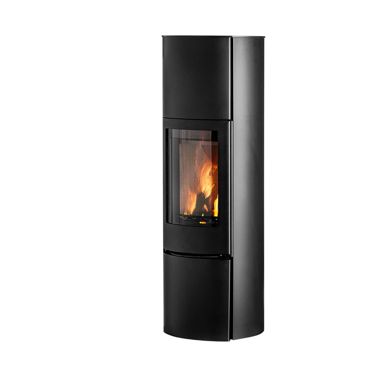 Jydepejsen Cozy Classic High houtkachel schuin aanzicht