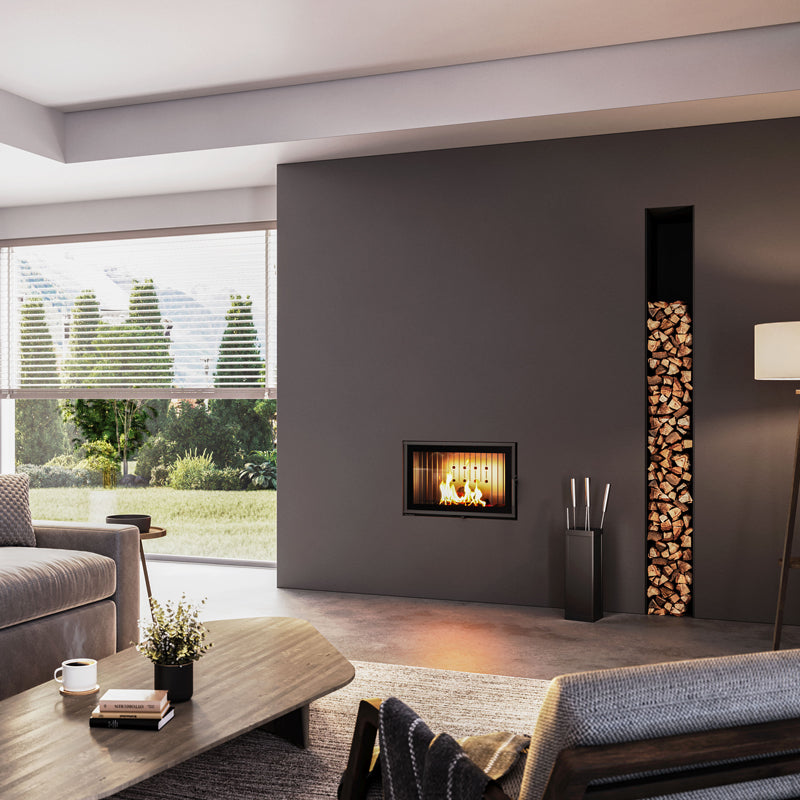 Inbouw houtkachel Prestige 70 air draaideur