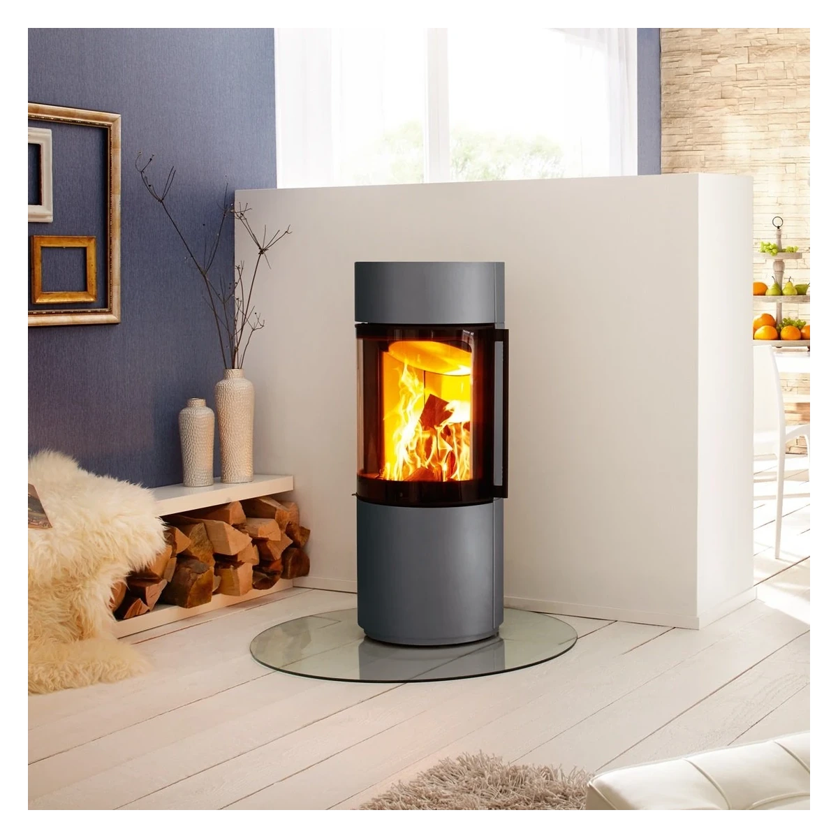 Spartherm Passo XS Draaibaar houtkachel vooraanzicht