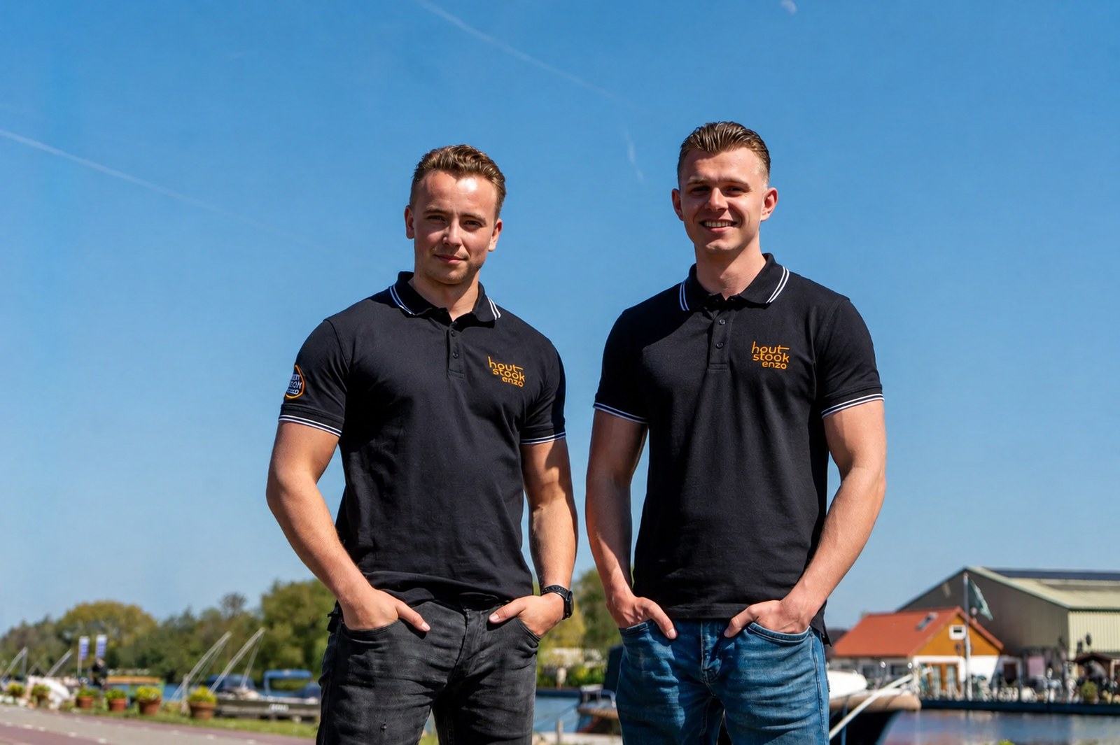 Wessel en Jesper van Houtstook enzo