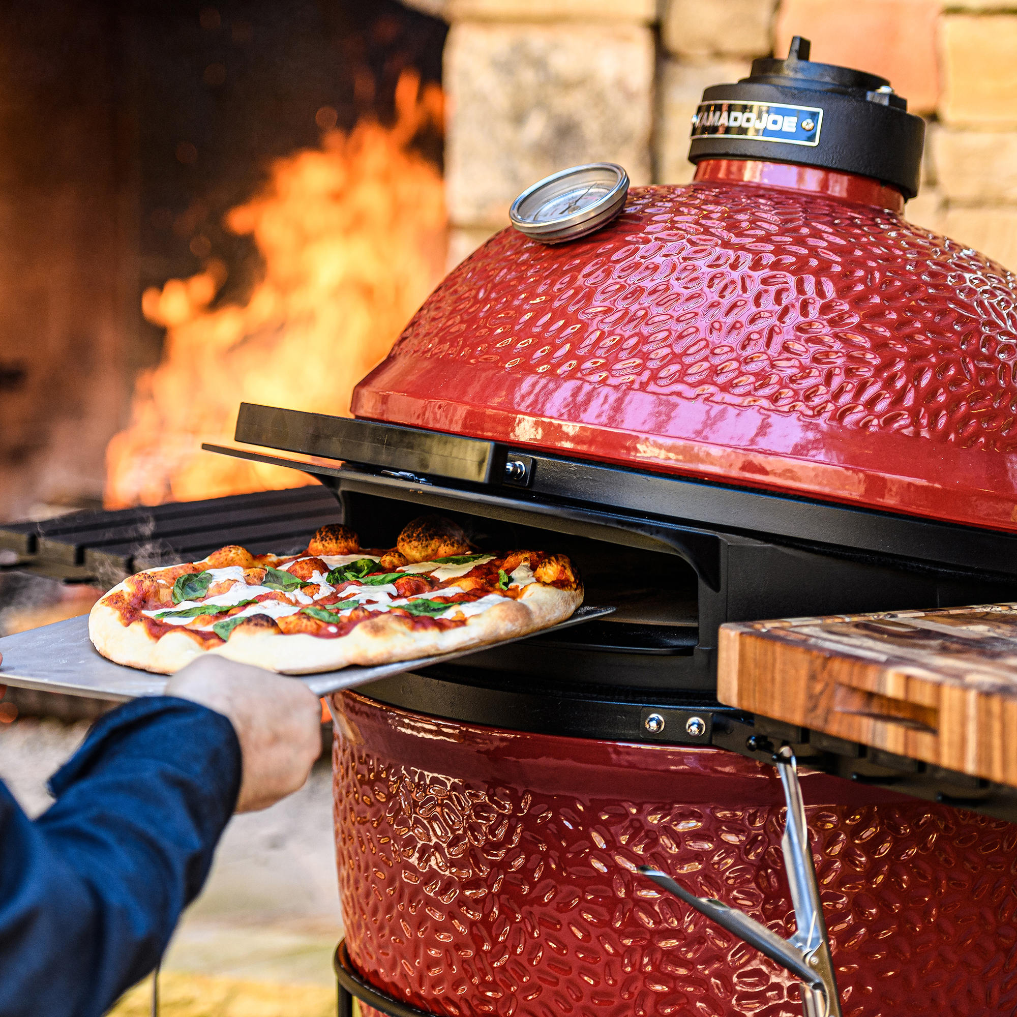 Kamado voor buiten koken