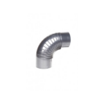 Geblauwde pijp 100 mm Bocht 90 Graden
