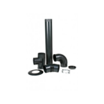 Geblauwde pijp 100 mm Bocht 90 Graden - Afbeelding 2
